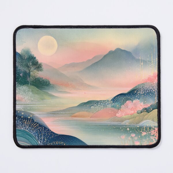 Item preview, Golden Dusk over Stylized Horizon designed and sold by bloorose.