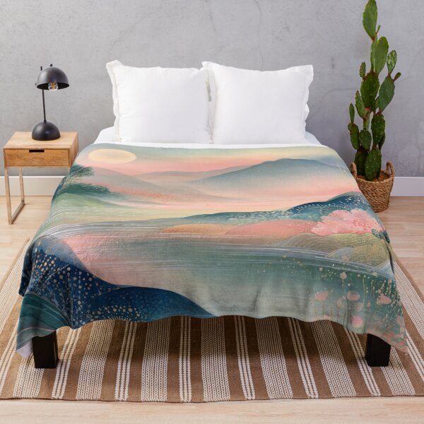 Item preview, Golden Dusk over Stylized Horizon designed and sold by bloorose.