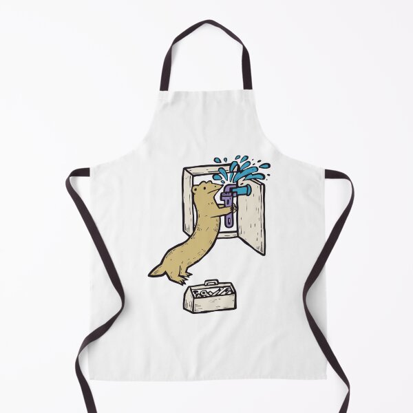 Item preview, Plumber Ferret Under the Sink designed and sold by BysonDesigns.