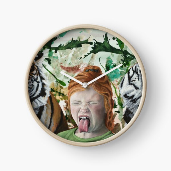Item preview, Sourpuss - tigers and girl designed and sold by EvaCreature.