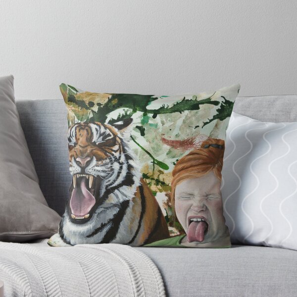 Item preview, Sourpuss - tigers and girl designed and sold by EvaCreature.