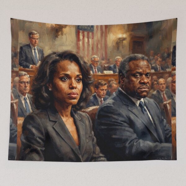 Item preview, Confirmation Political Drama Fine Art Tribute designed and sold by Art's Diner.