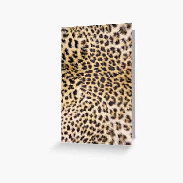 Leopard print Greeting Card