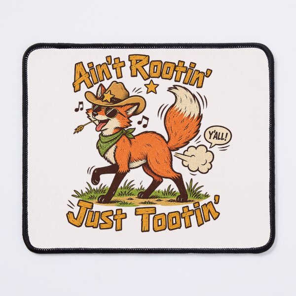 Item preview, Funny Cowboy Fox Vintage Western designed and sold by CozyCritterWork.
