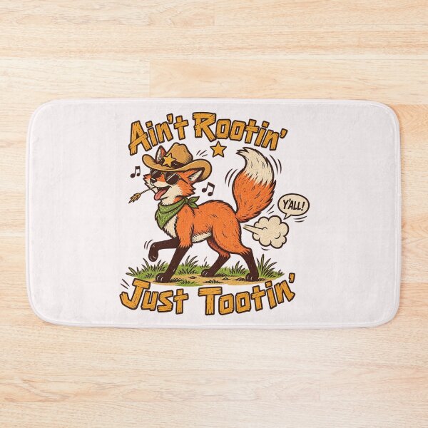 Item preview, Funny Cowboy Fox Vintage Western designed and sold by CozyCritterWork.