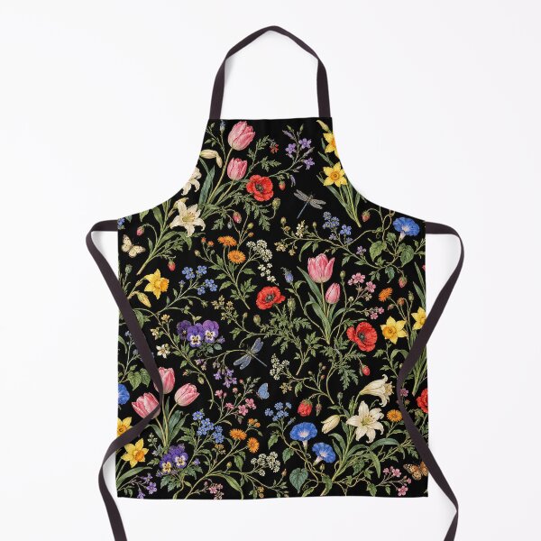 Item preview, Enchanted Meadow – Vintage Floral and Butterfly Scarf Print designed and sold by symbolic Tees.