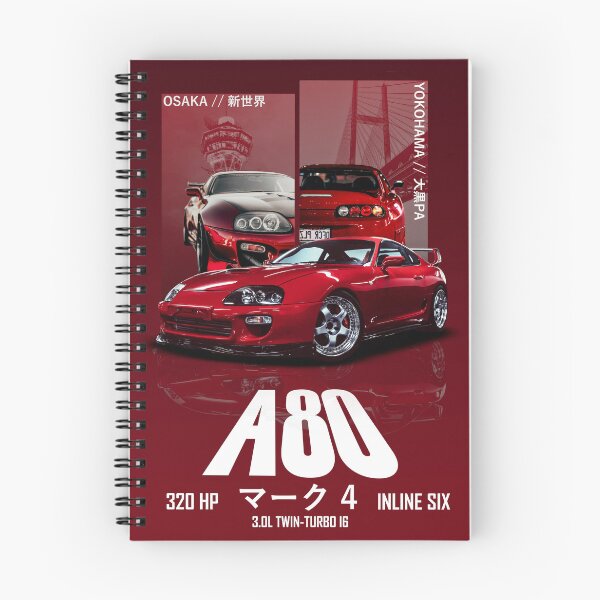 Item preview, Supra Mk4 Japanese Sports Car Poster - 2jz A80 Engine Specs JDM Graphic Print designed and sold by Af-RT10.