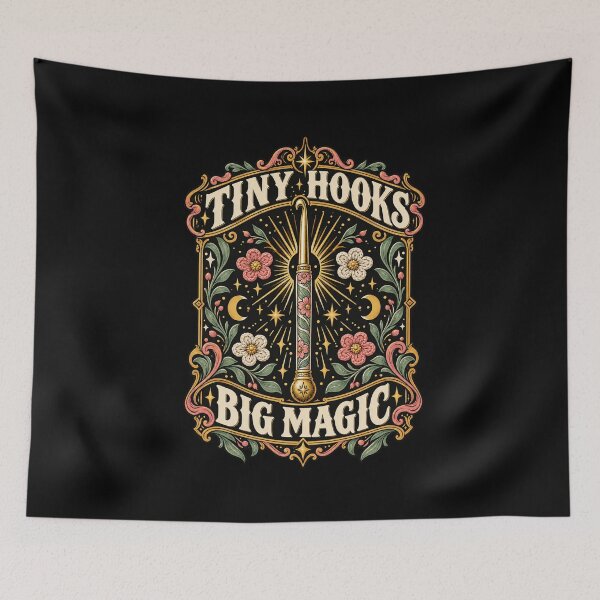 Item preview, Tiny Hooks Big Magic Crochet designed and sold by Text2tee.