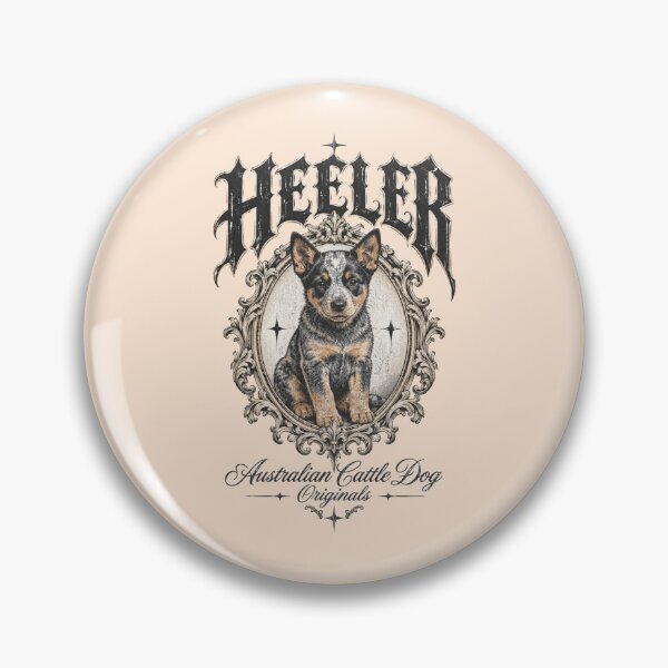 Item preview, Heeler Australian Cattle Dog Vintage Ornate Frame Original designed and sold by Yellowriversss.