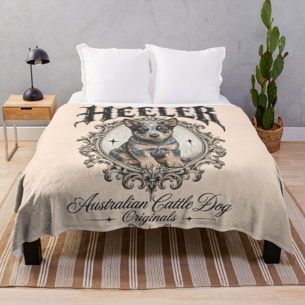 Item preview, Heeler Australian Cattle Dog Vintage Ornate Frame Original designed and sold by Yellowriversss.