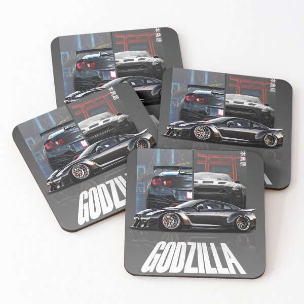 Artikelvorschau, R35 Godzilla Japanisches Supercoupe-Poster - R35 Handgefertigte VR38 Spezifikationen Kunst entworfen und verkauft von Af-RT10.