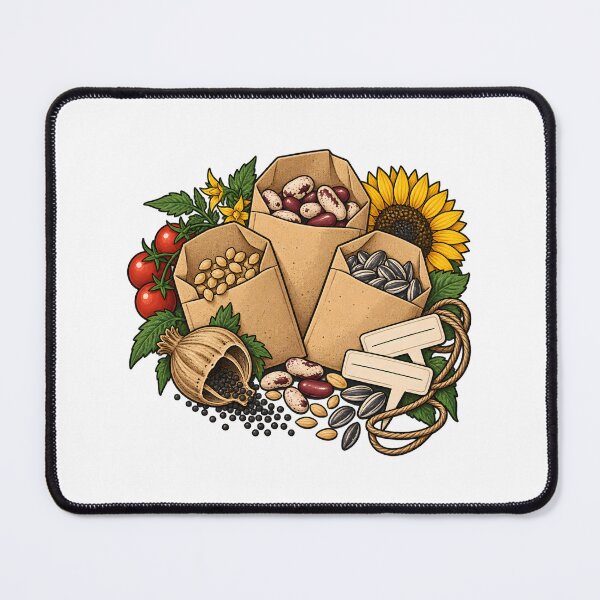 Item preview, Heirloom Seed Saving Garden Badge designed and sold by Philippa Shop.