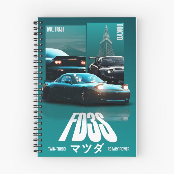 Item preview, FD3S Japanese Sports Car Art Poster - Rotary FD3S Engine Specs Wall Decor designed and sold by Af-RT10.