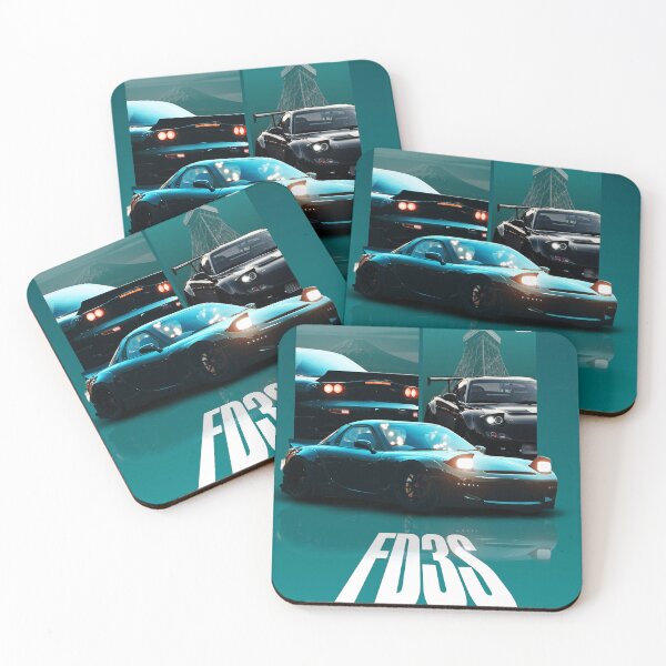 Item preview, FD3S Japanese Sports Car Art Poster - Rotary FD3S Engine Specs Wall Decor designed and sold by Af-RT10.