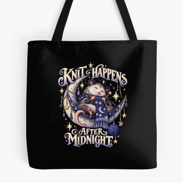 Item preview, Knit Happens After Midnight Opossum designed and sold by Text2tee.