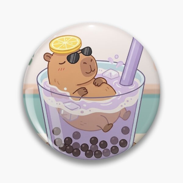 Item preview, The Zen Capybara chill designed and sold by MarcelMade.