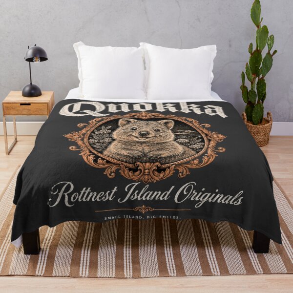 Item preview, Quokka Rottnest Island Originals Smiling Vintage Ornate Australia designed and sold by Yellowriversss.
