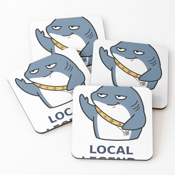 Item preview, Local Legend Funny Shark Sticker designed and sold by ryleemaxwell.