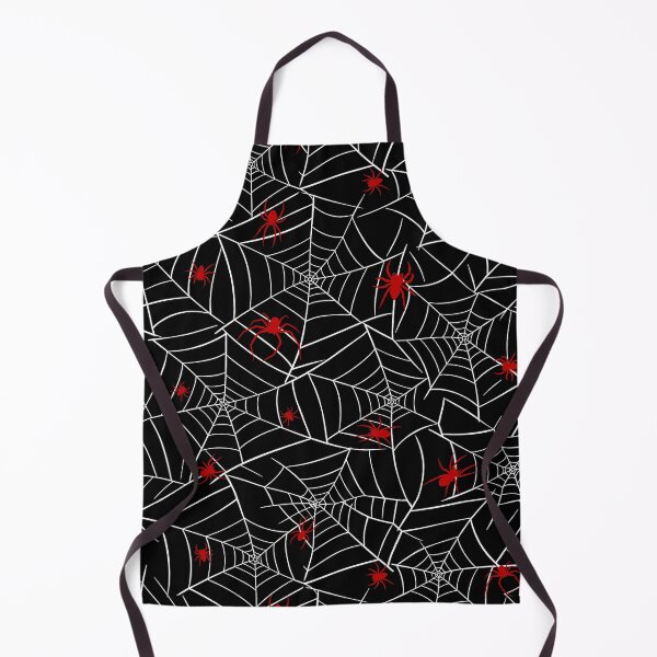 Item preview, Black White Red Spider Web Pattern designed and sold by imaniko.