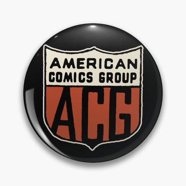 Item preview, Escudo del Grupo Americano de Cómics (ACG) Logotipo Clásico de la Edad de Oro Precode Arte Pop designed and sold by wmxdesign.