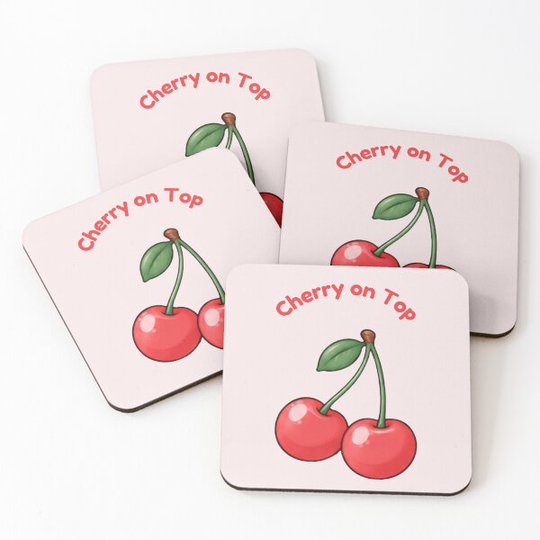 Item preview, Cherry on Top Sweet Red Cherries designed and sold by mycute-stickers.