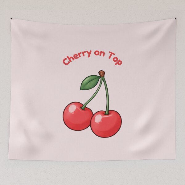 Item preview, Cherry on Top Sweet Red Cherries designed and sold by mycute-stickers.