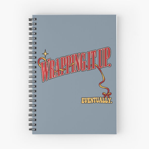Item preview, Wrapping It Up Eventually Christmas Gift Wrapping Humor designed and sold by  MAD's Recreation Studio.