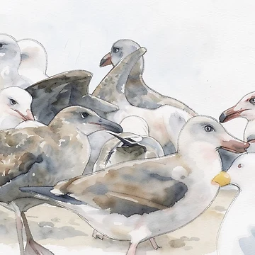 Artwork thumbnail, The Seagull Committee by RdeB