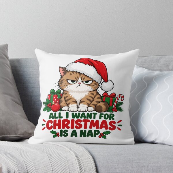 Item preview, All I Want For Christmas Is A Nap designed and sold by ReachForArt.