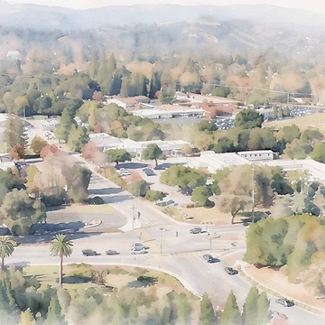 Artwork thumbnail, Neighborhood From Above by RdeB