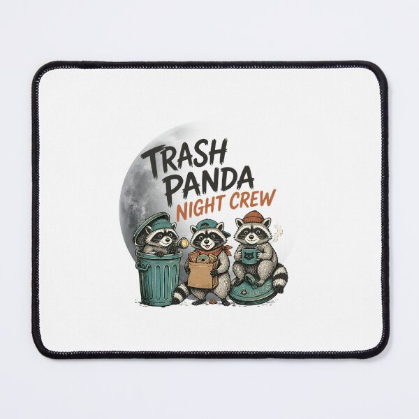 Item preview, Trash Panda Night Crew - Cute Raccoons  designed and sold by CutieGalore.