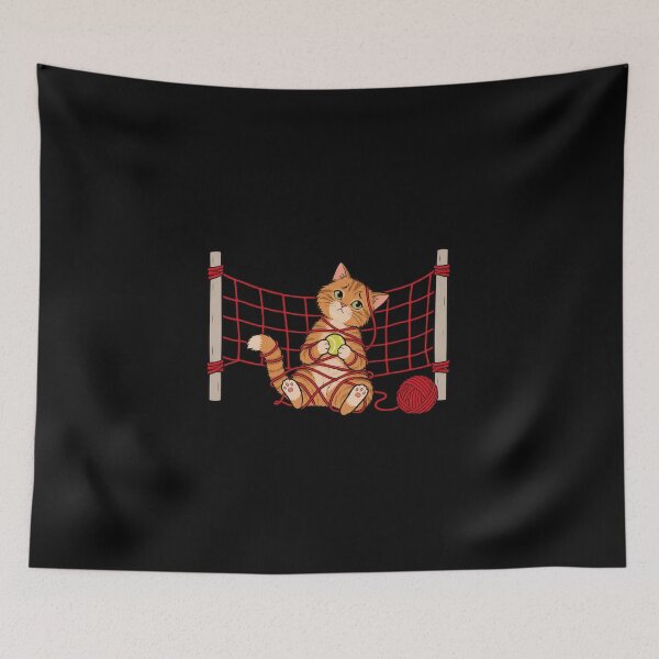 Item preview, Cat stuck in net designed and sold by Konvero.