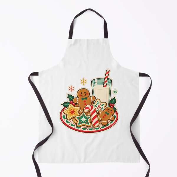 Item preview, Cookies and Milk Retro Christmas Funny Holiday Treats designed and sold by Apex Designs.