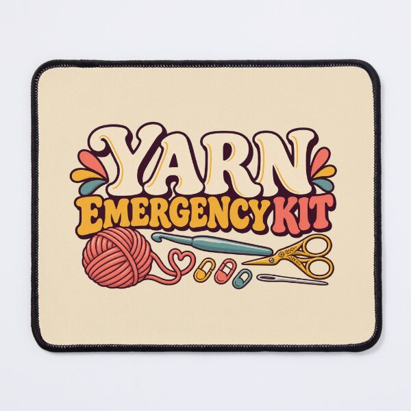 Item preview, Yarn Emergency Kit Crochet Gift designed and sold by astersgraphics.