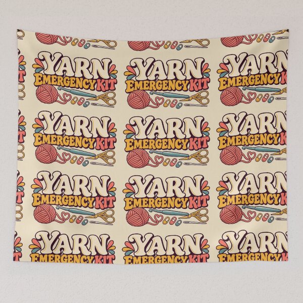 Item preview, Yarn Emergency Kit Crochet Gift designed and sold by astersgraphics.