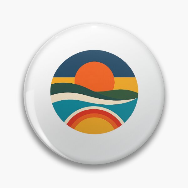 Item preview, 70s Modernist Circular Colorblock designed and sold by Le Grand Requin.