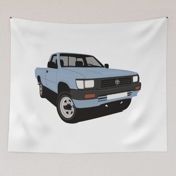 Item preview, Light Blue Toyota Hilux Pickup Truck designed and sold by knappidesign.
