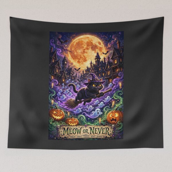 Item preview, Halloween Night — The Sky Is Haunted designed and sold by DibujandoPorfa.
