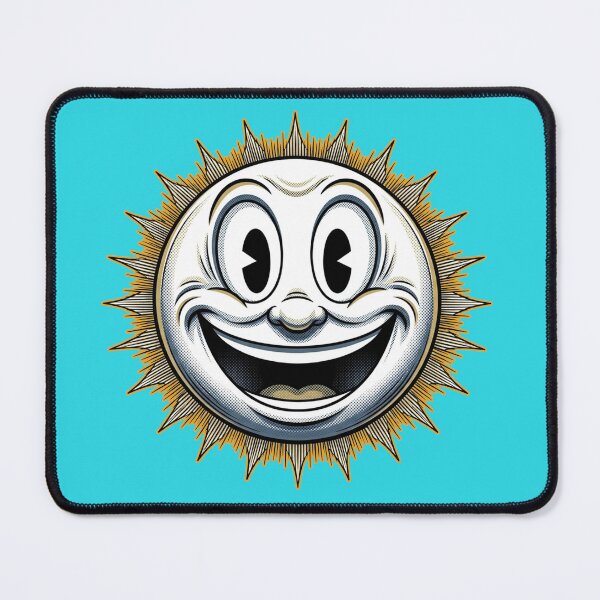 Item preview, Retro Trippy Smiling Sun designed and sold by Deviant Logic Design.