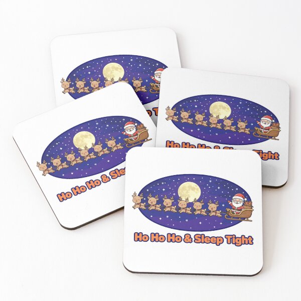 Item preview, Ho Ho Ho And Sleep Tight Funny Santa Sleigh designed and sold by Deepsleepstudio.