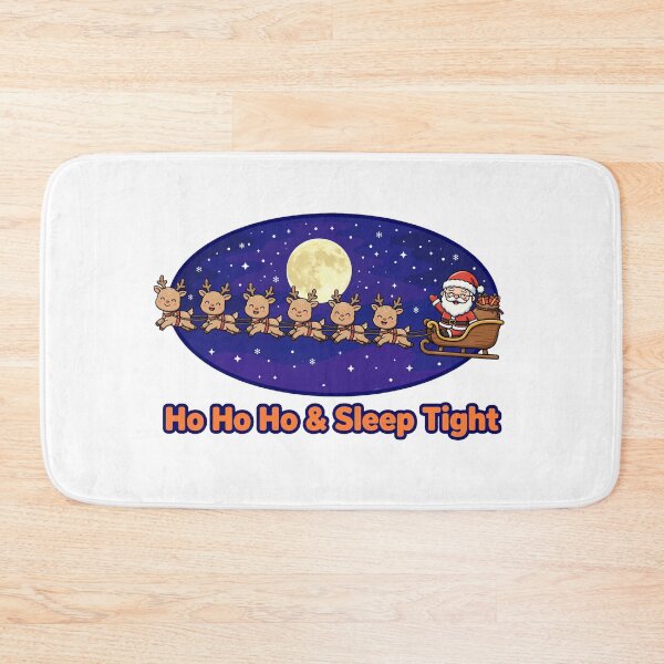 Item preview,  Ho Ho Ho And Sleep Tight Funny Santa Sleigh designed and sold by Deepsleepstudio.
