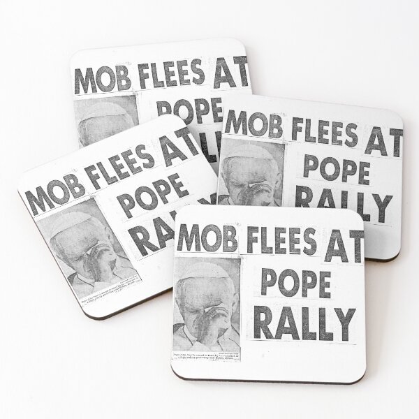Item preview, Keith Haring - Mob Flees at Pope Rally designed and sold by letitrip.