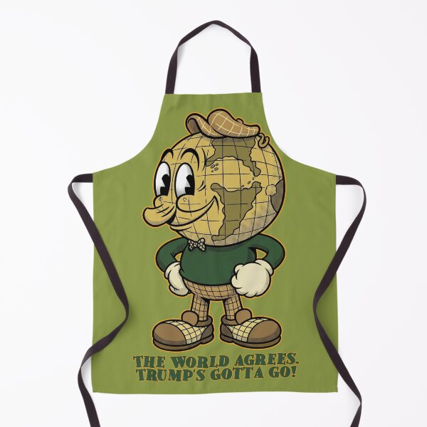 Item preview, The World Agrees. Trump's Gotta Go! -  Vintage Cartoon  designed and sold by Deviant Logic Design.