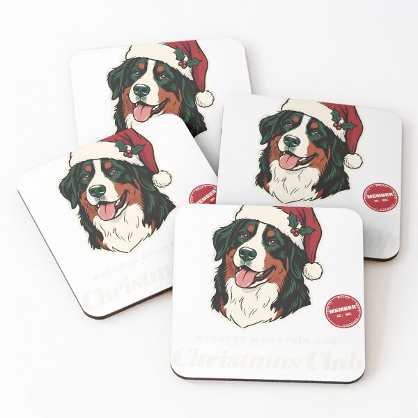 Item preview, Bernese Mountain Dog Christmas Shirt Santa Hat Berner Christmas Club Gift designed and sold by UnivStore.
