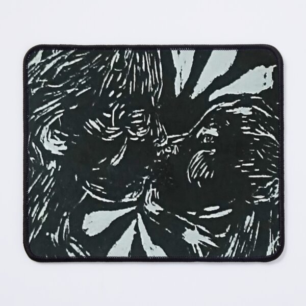 Item preview, Lesbian Women Kissing – Black and White Linocut, LGBT Pride designed and sold by Mitadoart.