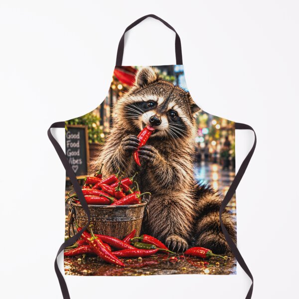 Item preview, Raccoon Lover, Keep Calm and Eat Chili designed and sold by MalwasBasket.