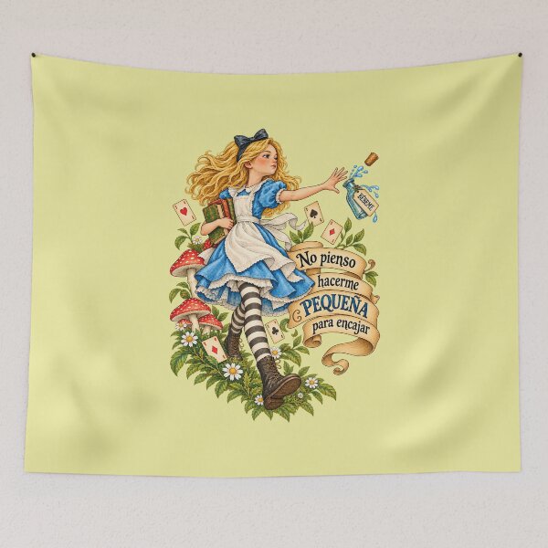 Item preview, Feminist Alice in Wonderland designed and sold by Clásicos de siempre ilustrados.