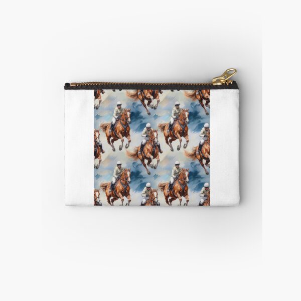 Item preview, Steeplechase Horse Racing – Determination designed and sold by TrueWoven Studio.