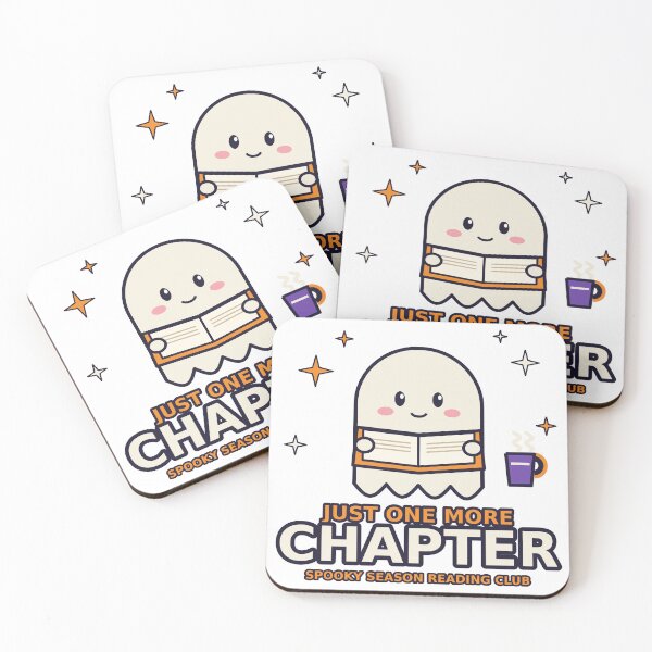 Item preview, Just One More Chapter Ghost | Funny Bookish Tee (best overall, 47 characters) Just One More Chapter – Cute Reading Ghost (43 characters) Spooky Season Book  designed and sold by Louliloulita.