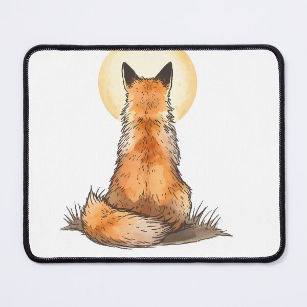 Item preview, Fox Looking at the Moon designed and sold by unadeara.